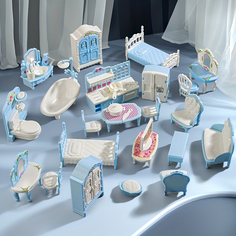 Mini Furniture Set for Dollhouse Microfurniture Kit