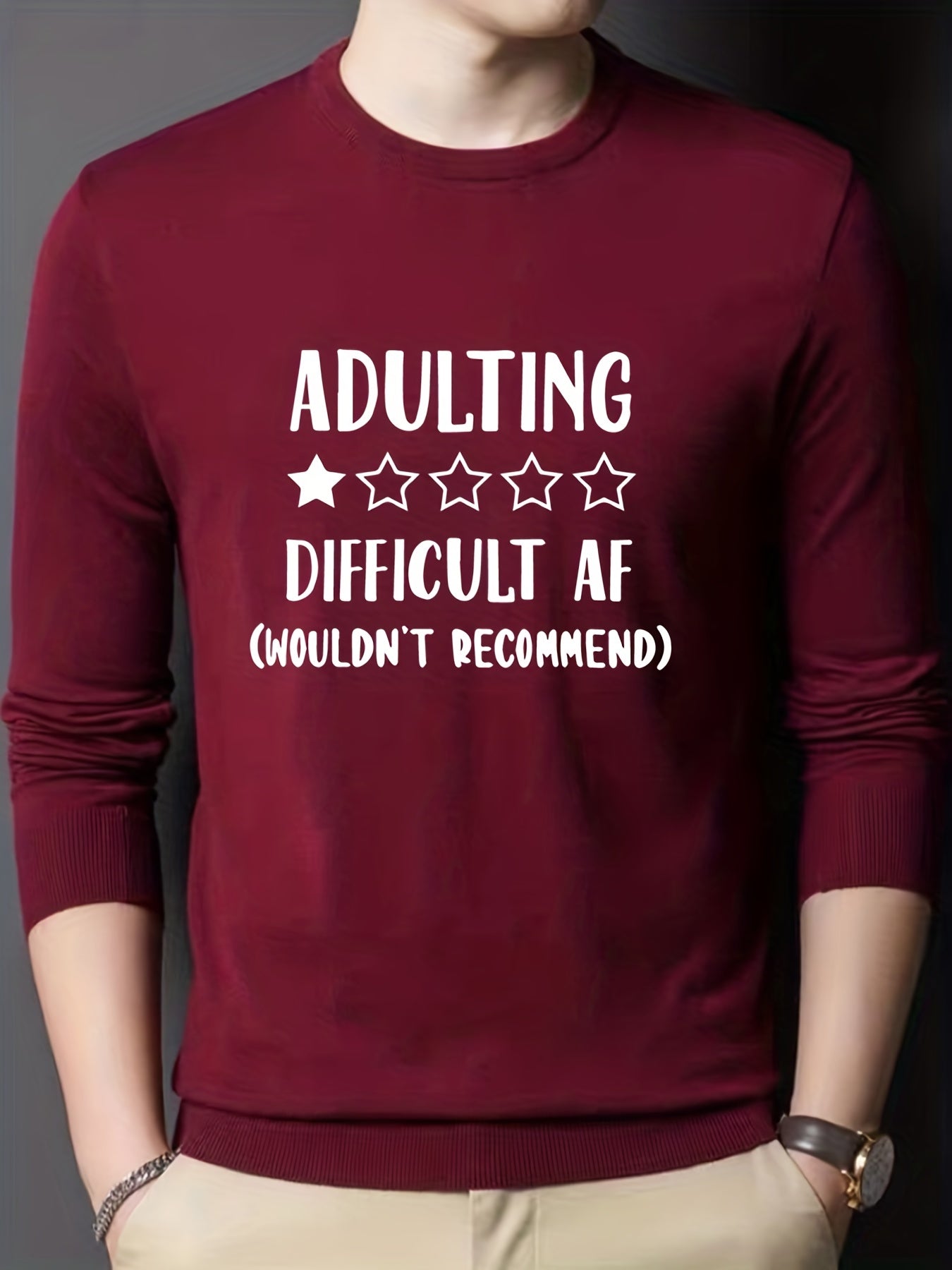 Men's Casual Warm Knitted Sweater for Fall Winter