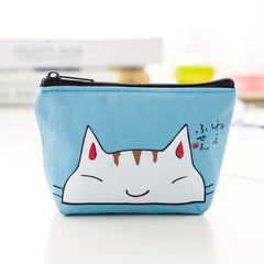 Cartoon Cat Coin Purse Small Storage Bag for Girls