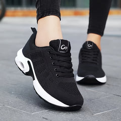 Ombre Air Cushion Shock Absorption Shoes Lightweight Mesh Breathable Sneakers