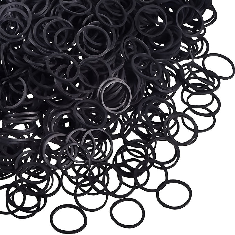 Small Elastic Hair Bands Colorful Ponytail Holder Rubber Bands