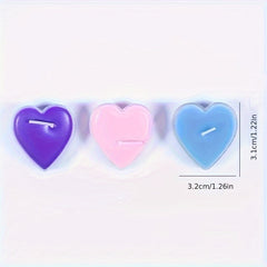 10pcs Heart Candles Romantic Wedding Dinner Outdoor Lighting