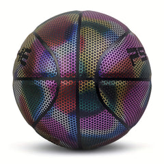 Reflective PU Basketball Size 7 Indoor Outdoor Practice