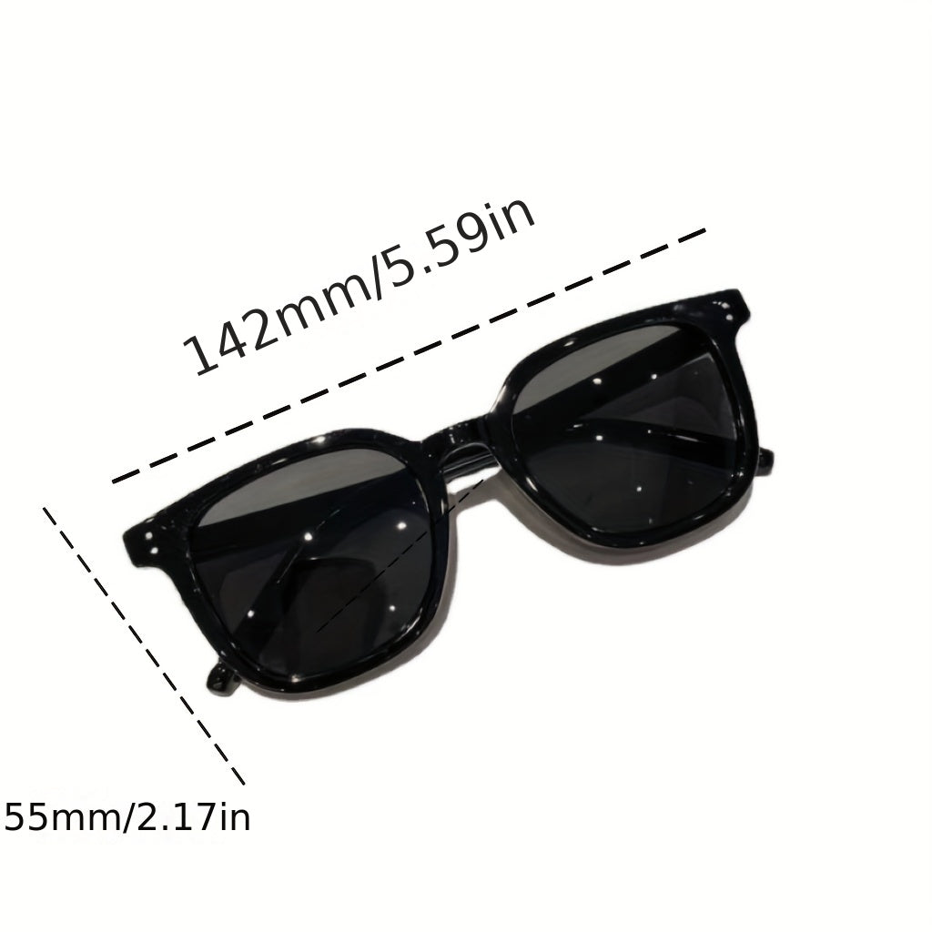 Men's Square Frame Sunglasses Aluminum AC 100 UV Protection