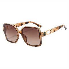 Square Sunglasses For Women Men Hollow Anti Glare Glasses