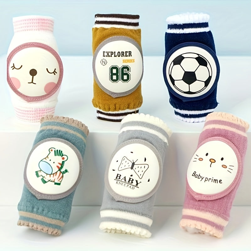 Baby Cartoon Breathable Knee Pads for Crawling Safety