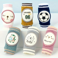 Baby Cartoon Breathable Knee Pads for Crawling Safety