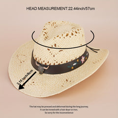 Spanish Retro Cowboy Straw Hat All-match Beach Hat