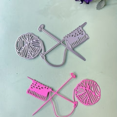 Knitting Yarn Cutting Dies for DIY Crafting Scrapbooking Supplies