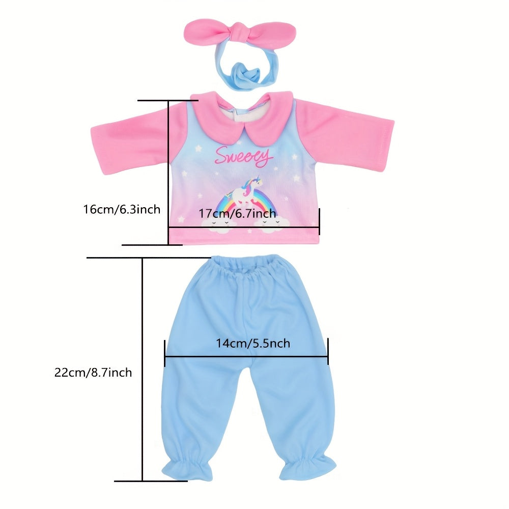18" Doll Toy Outfit Set Jumpsuit Clothing
