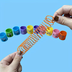 Rainbow Rings Elastic Rings Multiple Ways to Play Party Toys