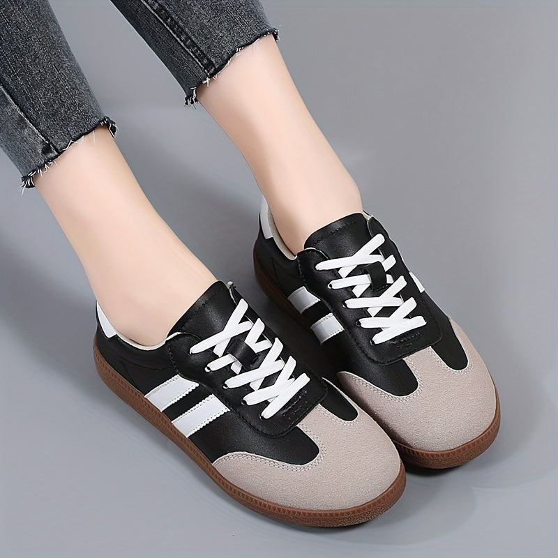 Women's Lightweight Lace-up Outdoor Flats Soft Sole Shoes