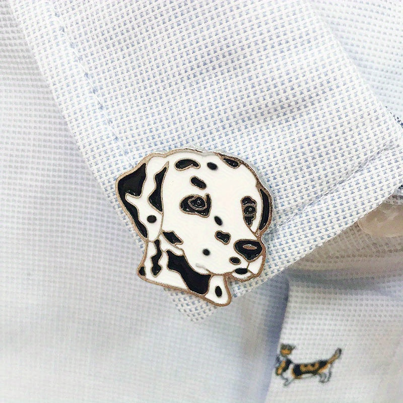 Dog Head Brooch Hat Emblem Corsage Hat Badges Metal Animal Accessories