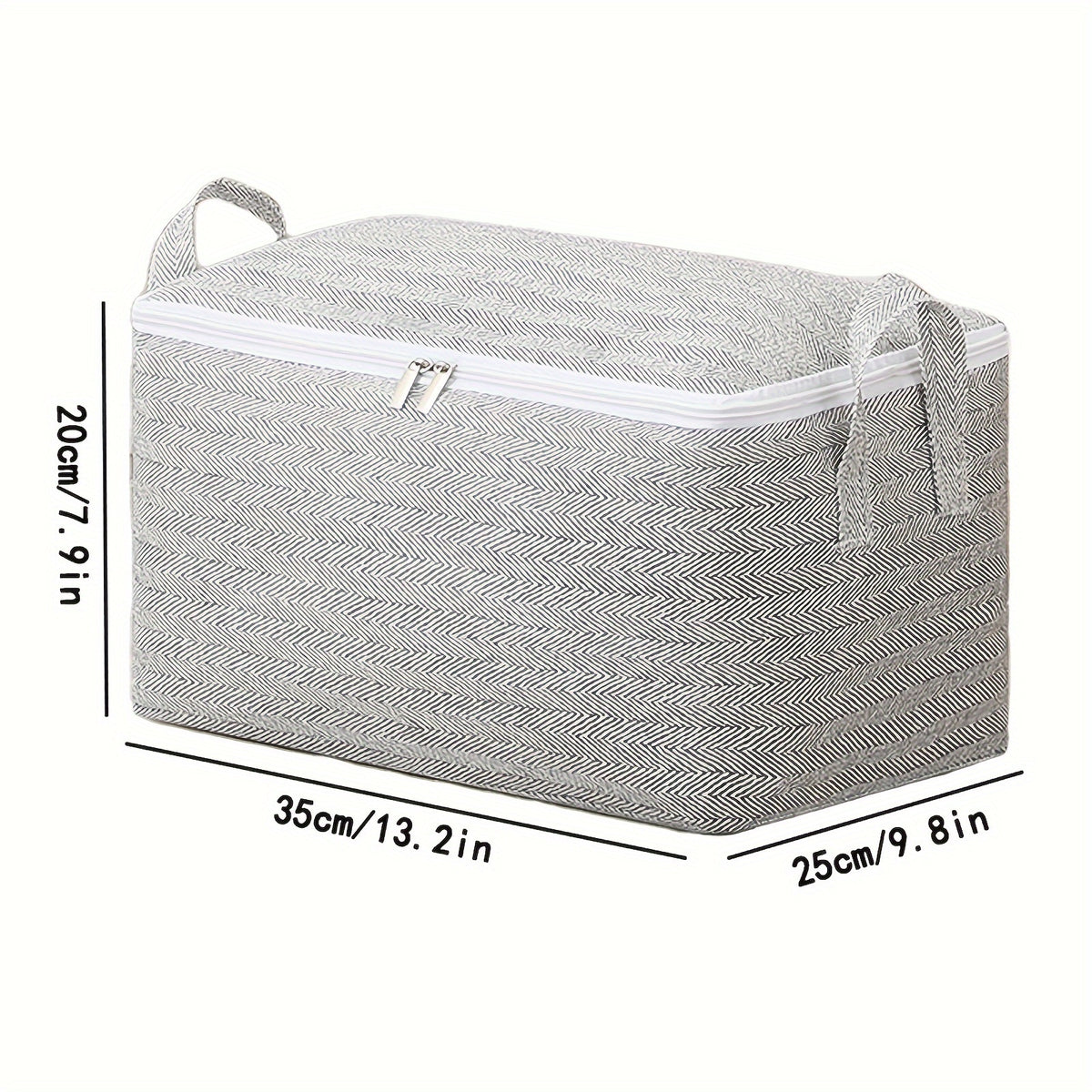 Large Capacity Storage Bag With Handles Clothes Quilts Wardrobe Organizer