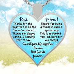Heart Shape Text Pendant Necklace Fashionable Men's Jewelry And Pendant