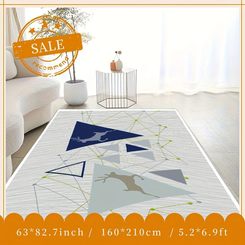 Christmas Reindeer Pattern Corridor Carpet