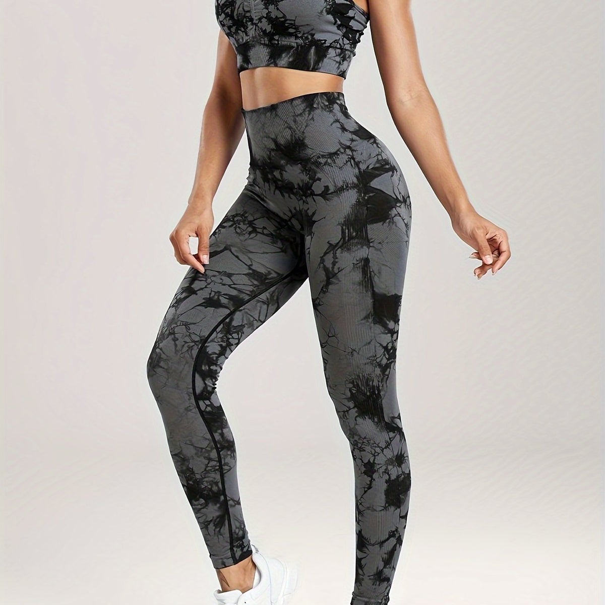 Tie Dye Butt Lifting Yoga Pants High Waist Leggings
