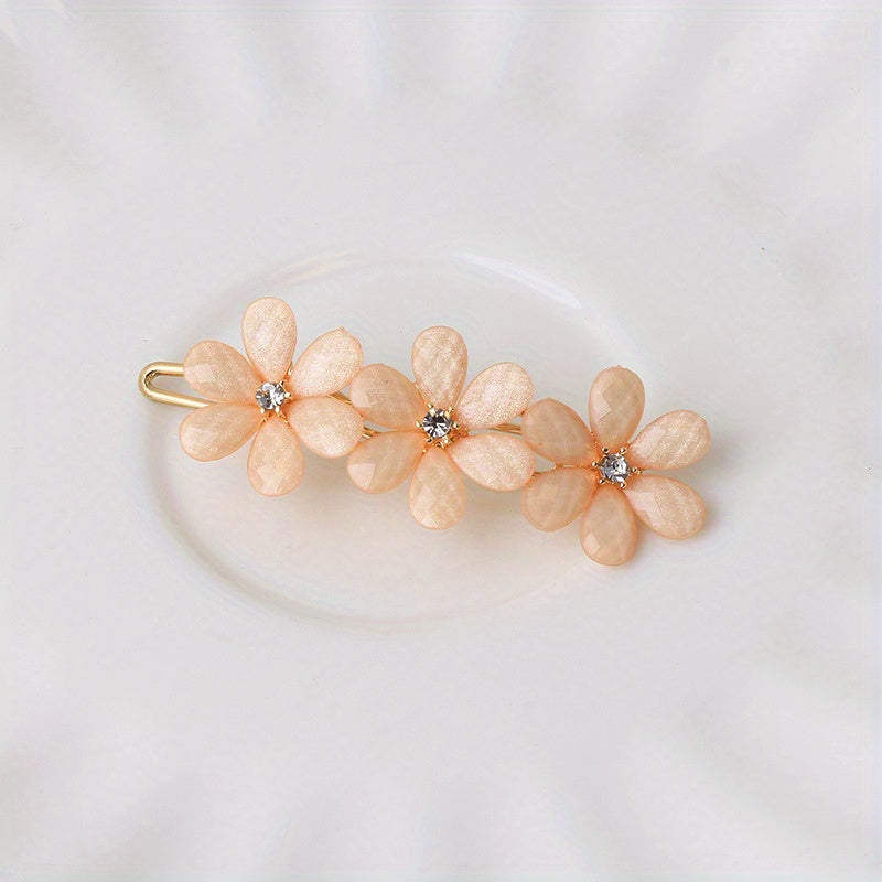 Flower Bobby Pin Back Head Clip Side Clip Bangs Clip Hair Accessories