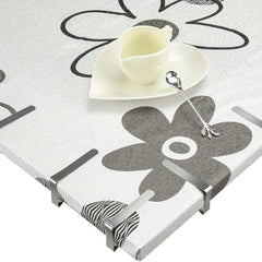 12pcs Tablecloth Clips Stainless Steel Table Cloth Clamps