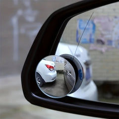 Enhance Safety with 2pcs 360 Rotatable Car Blind Spot Mirrors