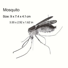 DIY Metal Insect Model 3D Puzzle Creative Toy Mosquito Craft Home Decor