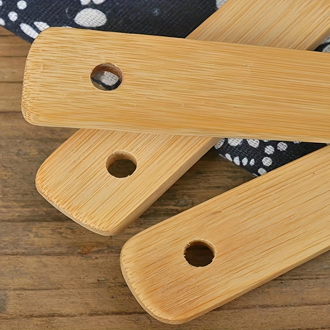 6pcs Bamboo Kitchen Utensils Set for Christmas and Halloween
