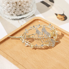 Rhinestone Hair Claw Clip Tassel Butterfly Hairpin Headwear Barrettes