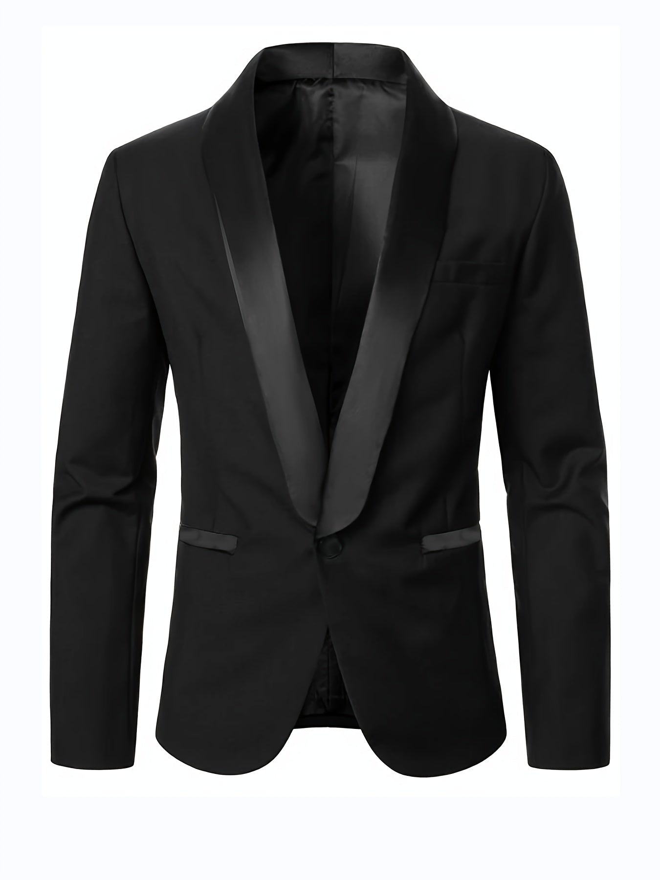 Men's Slim Business Suit One Button Formal Suit With Pants