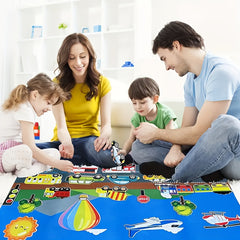 Kids Transportation Felt Storyboard Set Interactive Toy