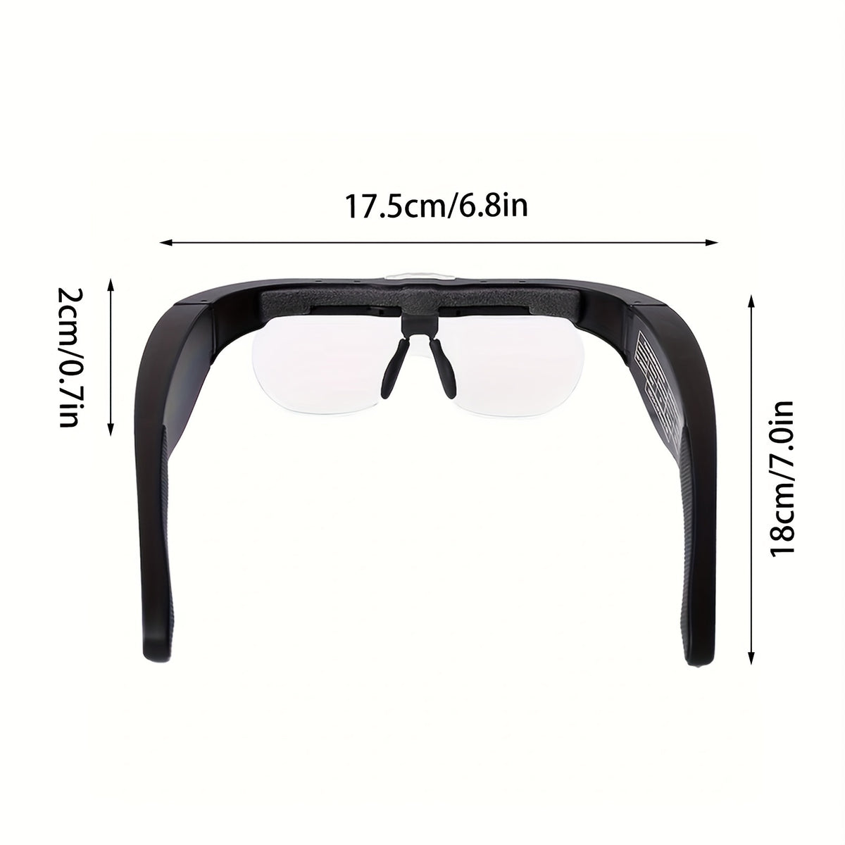 Rechargeable Magnifying Glasses Head Magnifier with LED Lights