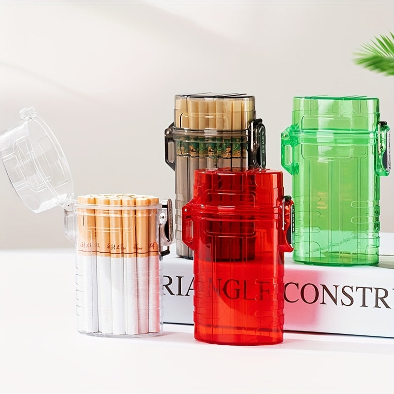 Portable Cigarette Case Waterproof Plastic Holder For Men