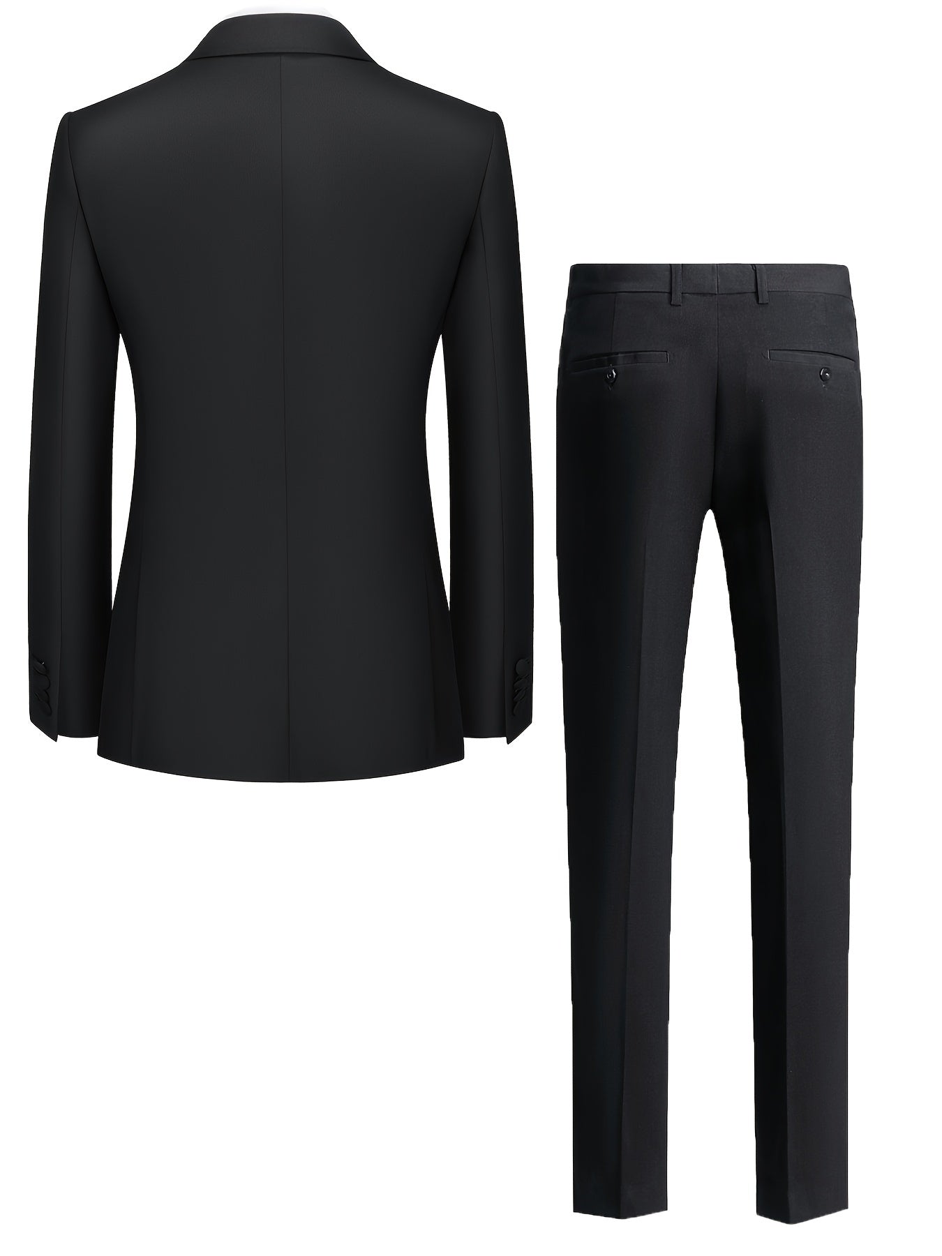 Men's Slim Business Suit One Button Formal Suit With Pants