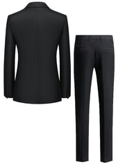 Men's Slim Business Suit One Button Formal Suit With Pants