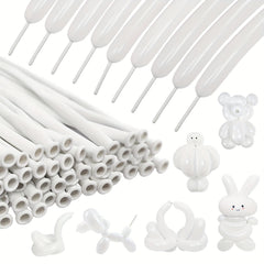 100pcs 30 Skinny Latex Balloons Modelling Magic Balloon Animal Kit