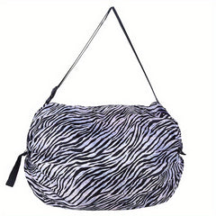 Folding Shopping Bag Storage Handbag Travel Drawstring Shoulder Bag