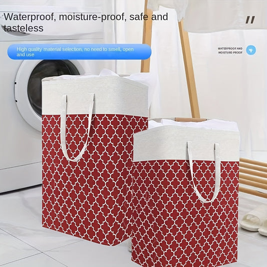 2pcs Large Folding Storage Bins with Handles for Clothes Quilts Toys