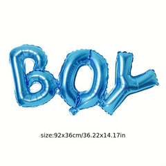 Newborn Party Set: Baby Bottle & Letter Balloons