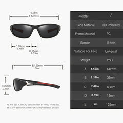 Men's Polarized Sunglasses Outdoor Sports Cycling Glasses UV400