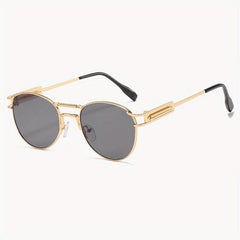 Men's UV Protection Round Frame Sports Sunglasses