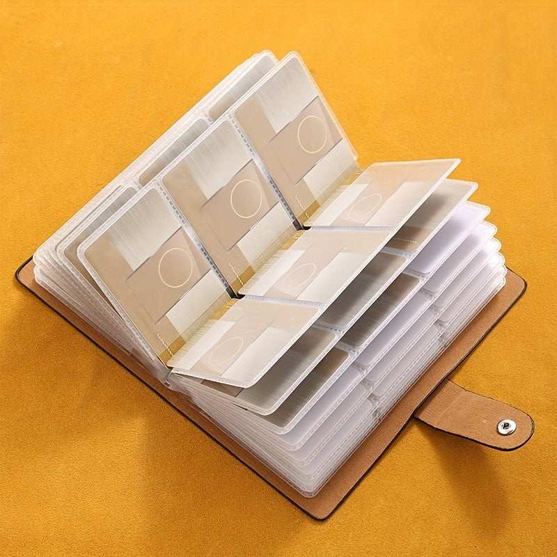 Frosted Leather Large Capacity Card Slot Long Holder