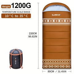 Thickened Outdoor Sleeping Bag for Winter Camping