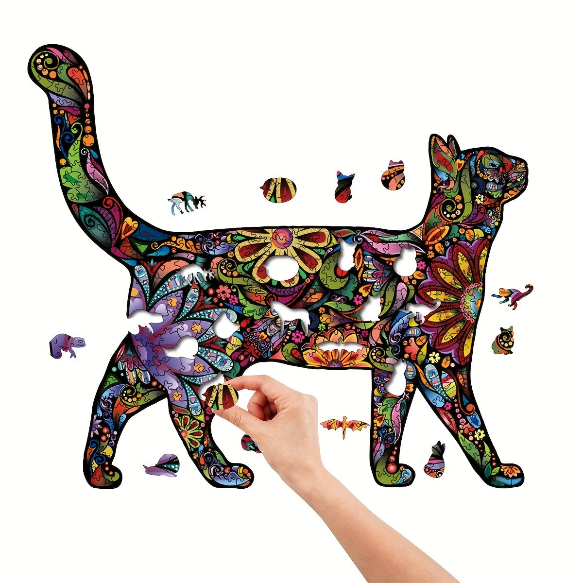 Pride Cat Wood Puzzle in Box