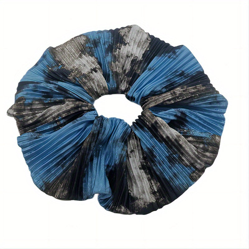 Large Tie Dye Scrunchies Hair Rope Ponytail Holder Accessories