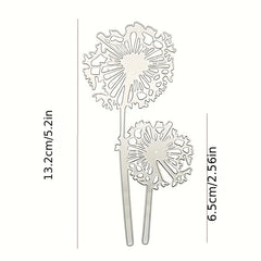 Dandelion Metal Cutting Dies Stencil Etching Paper Die