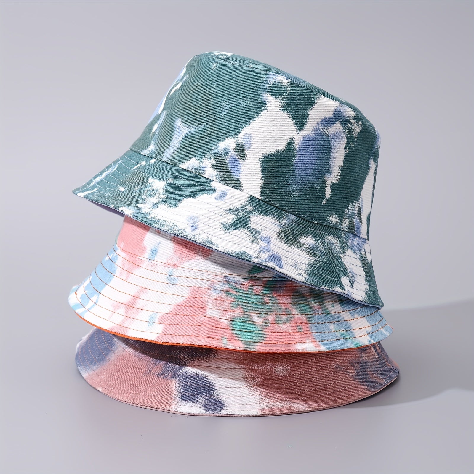Mens Graffiti Fisherman Hat Painted Small Brim Sunshade Hat