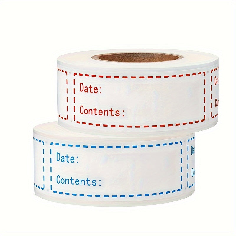 2pcs Removable Freezer Labels 1 X 3 Inch Food Storage Stickers