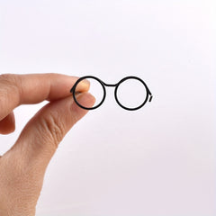 10pcs Mini Round Glasses Steel Wire Frame Micro Landscape Art Decor
