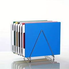 Stainless Steel Floor Standing Chopping Board Rack Kitchen Storage Rack