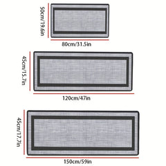 Geometric Floor Mat Soft Laundry Room Rug Non Slip Washable Runner Kitchen Mat