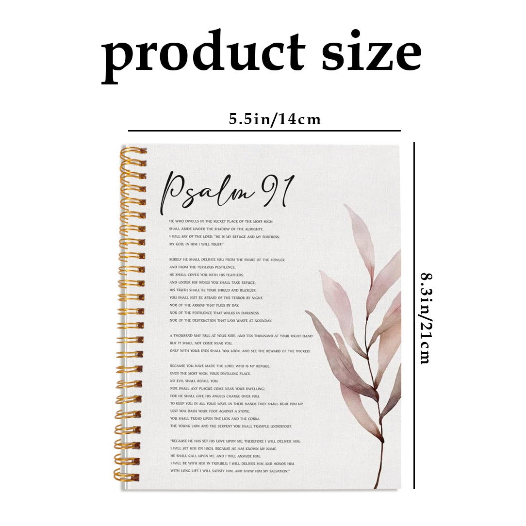 Leaf Embellished Notebook 13x21cm Diary with 50 Pages